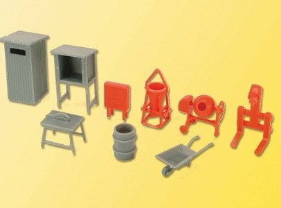 Roadworks Accessories, HO, Kibri 38140