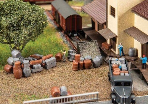 Freight Loads - Kit -- Crates, Sacks, Barrels, N, Faller Gmbh 272918