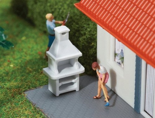 Garden Grills -- Kit pkg(2), HO, Faller Gmbh 180902