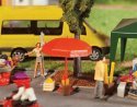 Sun Umbrellas, Tables & Benches -- Kit, HO, Faller Gmbh 180910