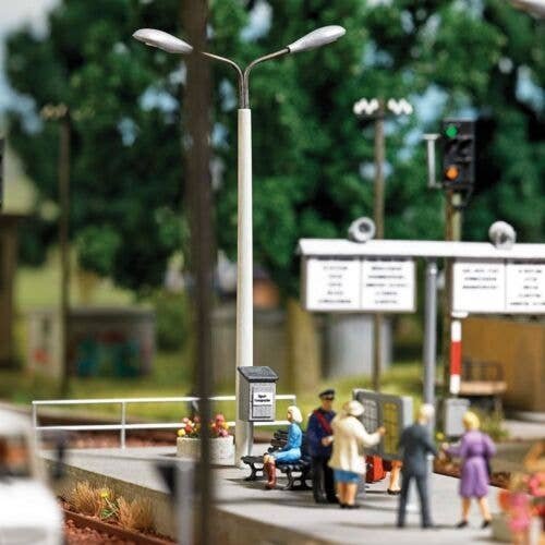 Wooden Train Dispatcher Telephone Boxes -- pkg(2), HO, Busch Gmbh & Co Kg 1626