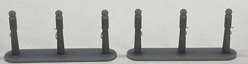 1920s - 1930s Gas Pump Islands - Kit -- Unpainted Cast Resin pkg(2), N, Phoenix Precision Models 30590
