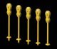 Parking Meter pkg(14) -- Yellow, HO, Hi-Tech Details 8005
