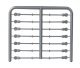 Parking Meter pkg(14) -- Silver, HO, Hi-Tech Details 8004