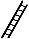 Styrene - Ladder pkg(2) -- 5′ Long, All Scales, Plastruct Inc 90672