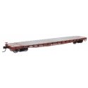 53′ GSC Flatcar - Ready to Run -- Wabash 214, HO, WalthersMainline 6630