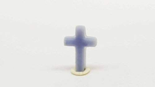 Military Cross Headstone -- Unpainted, HO, All Scale Miniatures 871959
