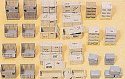 Lattice Box, Pallets & Crates -- pkg(38), HO, Preiser Kg 17110