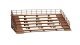 Grandstand Bleachers -- Laser-Cut Kit - 5-1/4 x 2-11/16 x 1-3/4′ 13.4 x 6.9 x 4.4cm, HO, Noch Gmbh & Co 66829