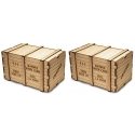 Machinery Crates -- Kit pkg(2), O, Bachmann Industries 39112