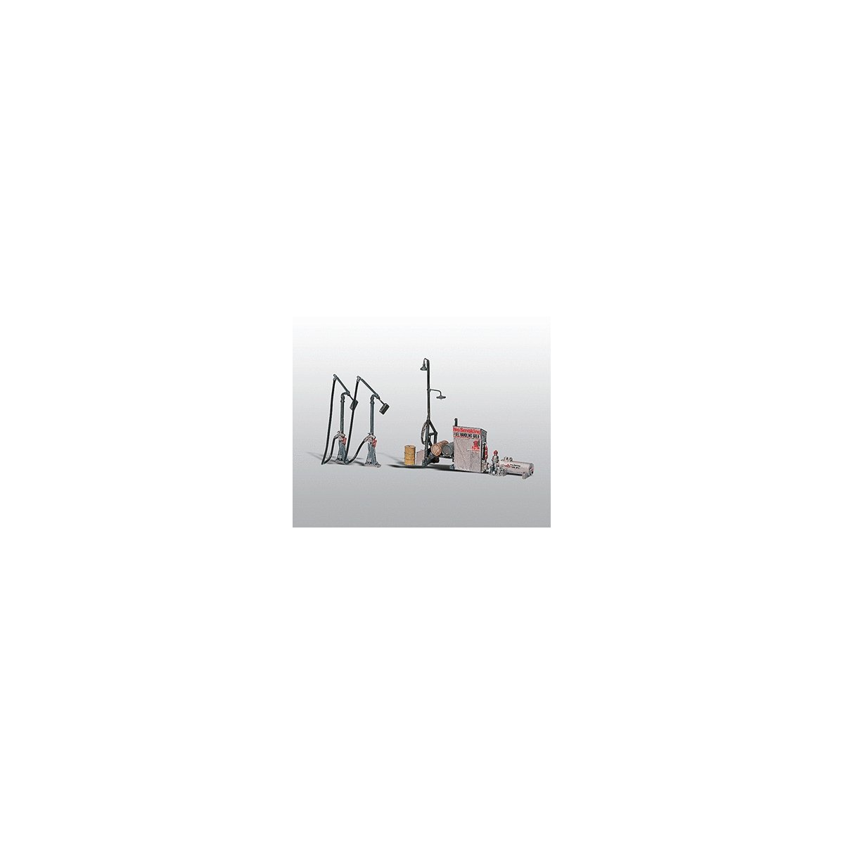 Diesel Fuel Facility - Scenic Details(R) -- Unpainted - Kit, HO, Woodland Scenics 232