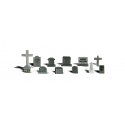 Scenic Accents(R) -- Tombstones pkg(11), N, Woodland Scenics 2164