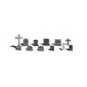 Scenic Accents(R) -- Tombstones pkg(11), N, Woodland Scenics 2164