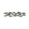Scenic Accents(R) Figures -- Assorted Skids pkg(15), N, Woodland Scenics 2161