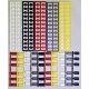 55-Gallon Drums with Wood and Steel Lids -- 12 Each: White, Gray, Yellow, Red, Gray pkg(60), HO, Tichy Train Group 8319