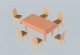 4 Tables & 24 Chairs, HO, Faller Gmbh 180442