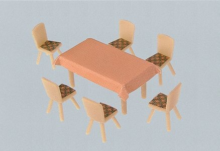 4 Tables & 24 Chairs, HO, Faller Gmbh 180442