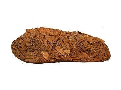 Shredded Scrap Metal Pile -- 4-1/4 x 3-1/4′ 10.8 x 8.3cm, HO, Monroe Models 2103