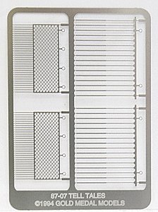 Railroad Telltales (Overhead Clearance Protection) -- 4 Sets, 2 Styles, HO, Gold Medal Models 8707