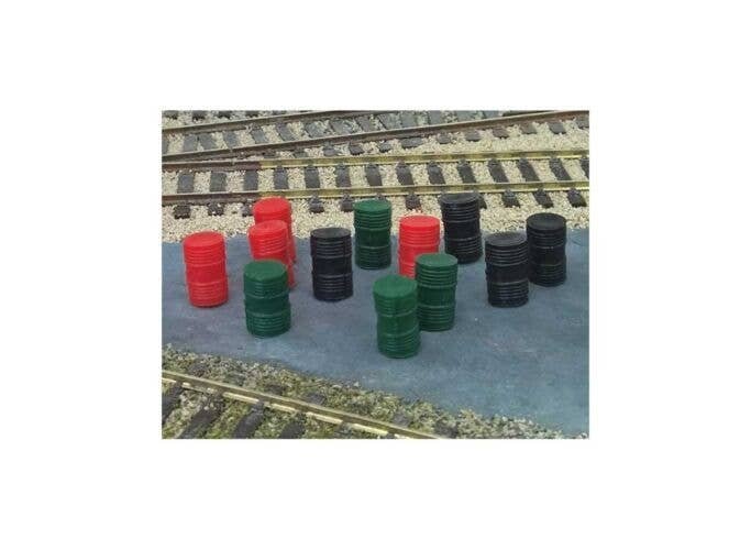 Oil Drums -- pkg(12), HO, Peco 5067