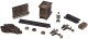 Railroad Mainline Detail Set, N, Railway Express Miniatures 2151