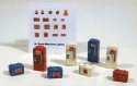 Soda Machine Set pkg(8), N, Railway Express Miniatures 2191