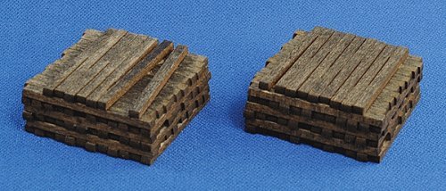 Pile O′ Ties -- Assembled - Stained pkg(2), HO, Blair Line 2811