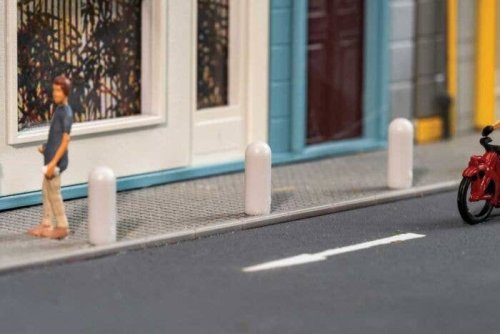 Concrete Bollards/Barriers -- pkg(10), HO, Faller Gmbh 180999