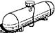 LP Gas Tank, HO, Scale Scenics 3505