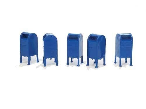 US Mail Dropbox -- pkg(5), HO, All Scale Miniatures 870930