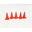 Traffic Cones pkg(5), HO, All Scale Miniatures 870661