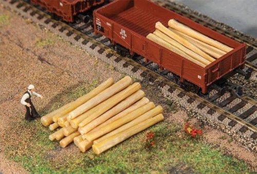 Logs -- 1-9/16′ 4cm Long pkg(20), HO, Faller Gmbh 180925