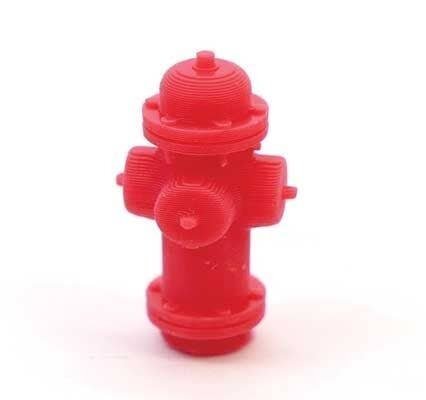 Fire Hydrant -- pkg(5), HO, All Scale Miniatures 870788