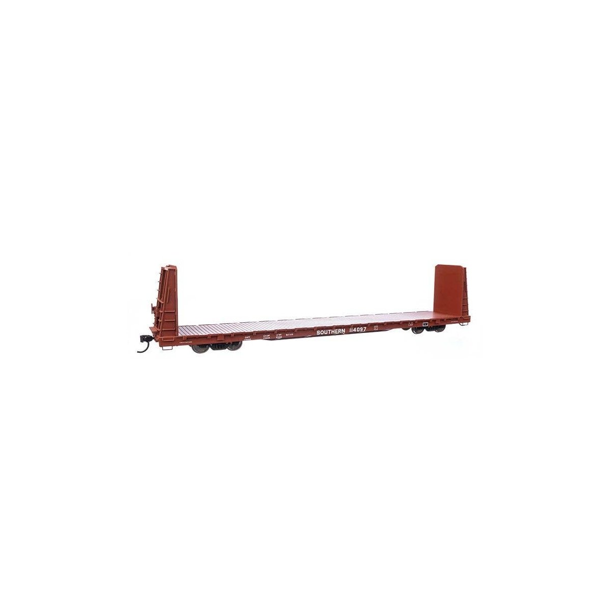 68′ Bulkhead Flatcar - Ready to Run -- Southern Railway 114097, HO, WalthersMainline 50612