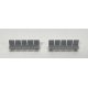 Platform/Waiting Room Seats - Flat Back and Seat -- Unpainted 3D Print pkg(3), N, Phoenix Precision Models 30697