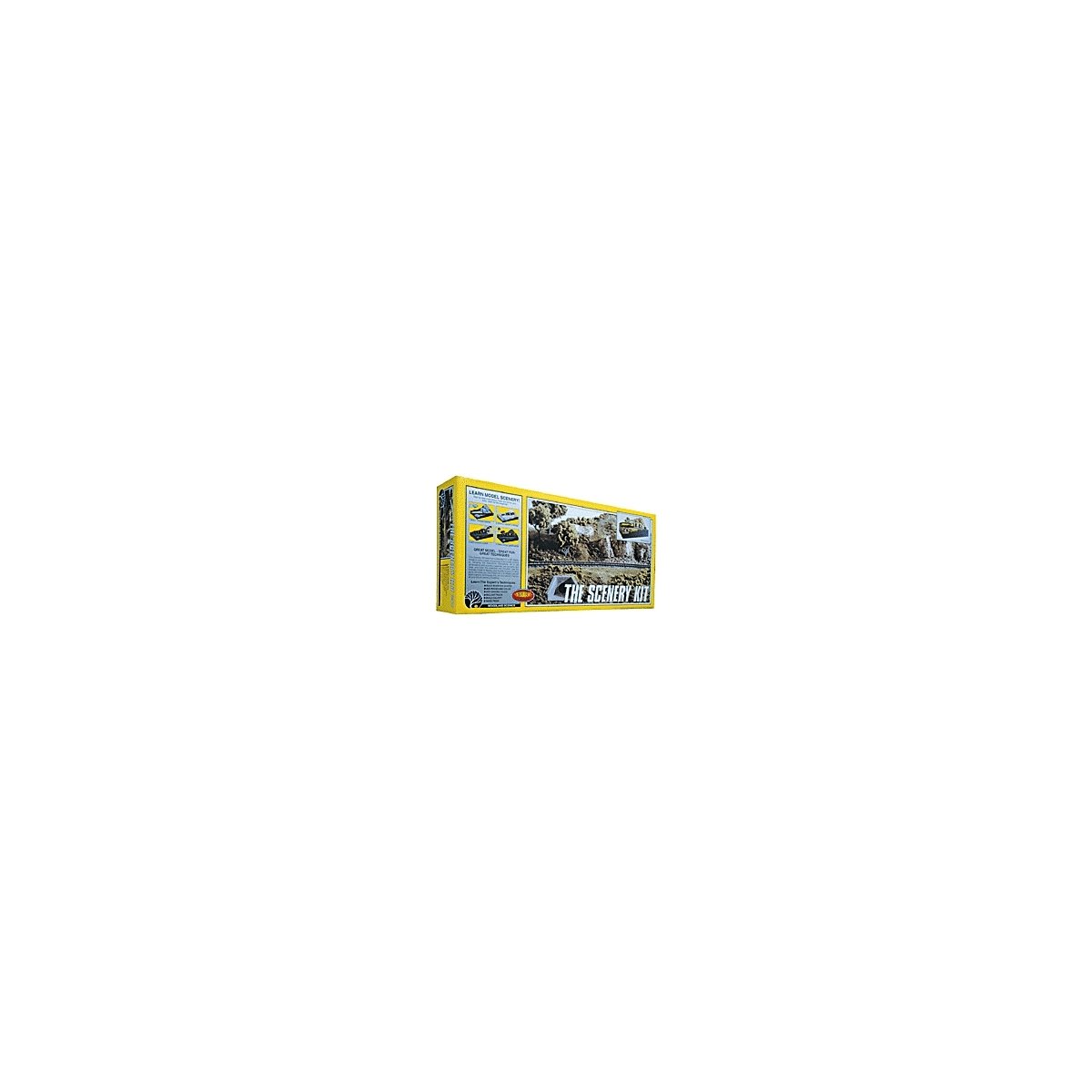 Scenery Learning Kit -- Builds 10 x 18′ 25.4 x 45.7cm Diorama, All Scales, Woodland Scenics 927