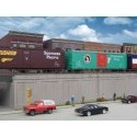 Urban Retaining Walls -- Kit, HO, Walthers Cornerstone 4562