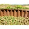 Flexible Steel Cribbing Sheet -- Large for HO, S & O Scales 3-3/4 x 12′ 9.5 x 30.5cm, All Scales, Chooch Enterprises 8516