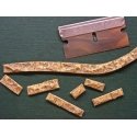 Flexible Random Stone Wall w/Self-Adhesive Backing -- Small Stones 13 x 3-1/2′ 33 x 8, All Scales, Chooch Enterprises 8250