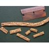 Flexible Random Stone Wall w/Self-Adhesive Backing -- Small Stones 13 x 3-1/2′ 33 x 8, All Scales, Chooch Enterprises 8250