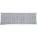 Flexible Vinyl Wall -- Modern Concrete Cruciform (Cross-shaped) Pattern 11-7/8 x 3-3/4′ 30.1 x, HO, Chooch Enterprises 8598