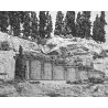 Retaining Walls pkg(6 Unpainted Hydrocal(R) Castings) -- Cut Stone, N, Woodland Scenics 1159