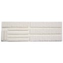 Flexible Vinyl Stone Trim & Abutments -- Large - Use w/214-8268, sold separately, HO, Chooch Enterprises 8271