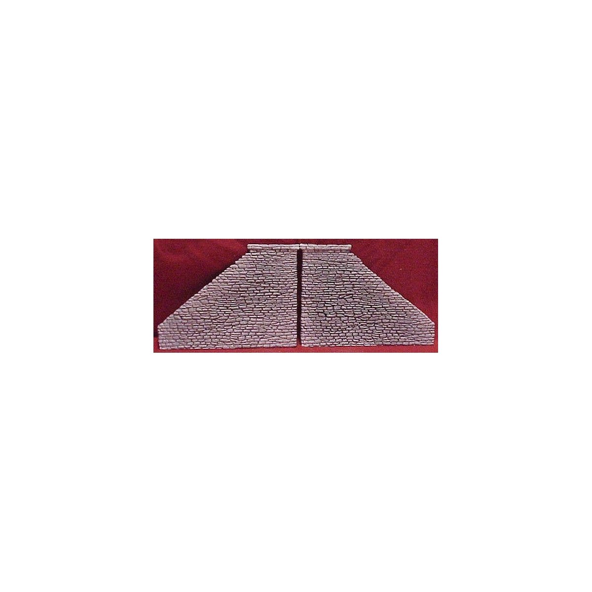 Tunnel Abutments pkg(2) -- Random Stone, HO, Pre-Size Model Specialities 108