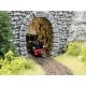 Straight Rock Interior Tunnel Liner -- 2 Pieces, 3-3/4′ 9.5cm Long, HO, Noch Gmbh & Co 58032