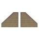 Wing Walls -- Matches Single-Track Tunnel Portal 770-48600, 2 Pieces, N, Vollmer Gmbh 48601