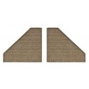 Wing Walls -- Matches Single-Track Tunnel Portal 770-48600, 2 Pieces, N, Vollmer Gmbh 48601