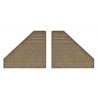 Wing Walls -- Matches Single-Track Tunnel Portal 770-48600, 2 Pieces, N, Vollmer Gmbh 48601