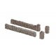 Fieldstone Wall -- 12 Pieces, Total Length 27-9/16` 70cm, 1/2` 1.3cm Tall, HO, Noch Gmbh & Co 13171