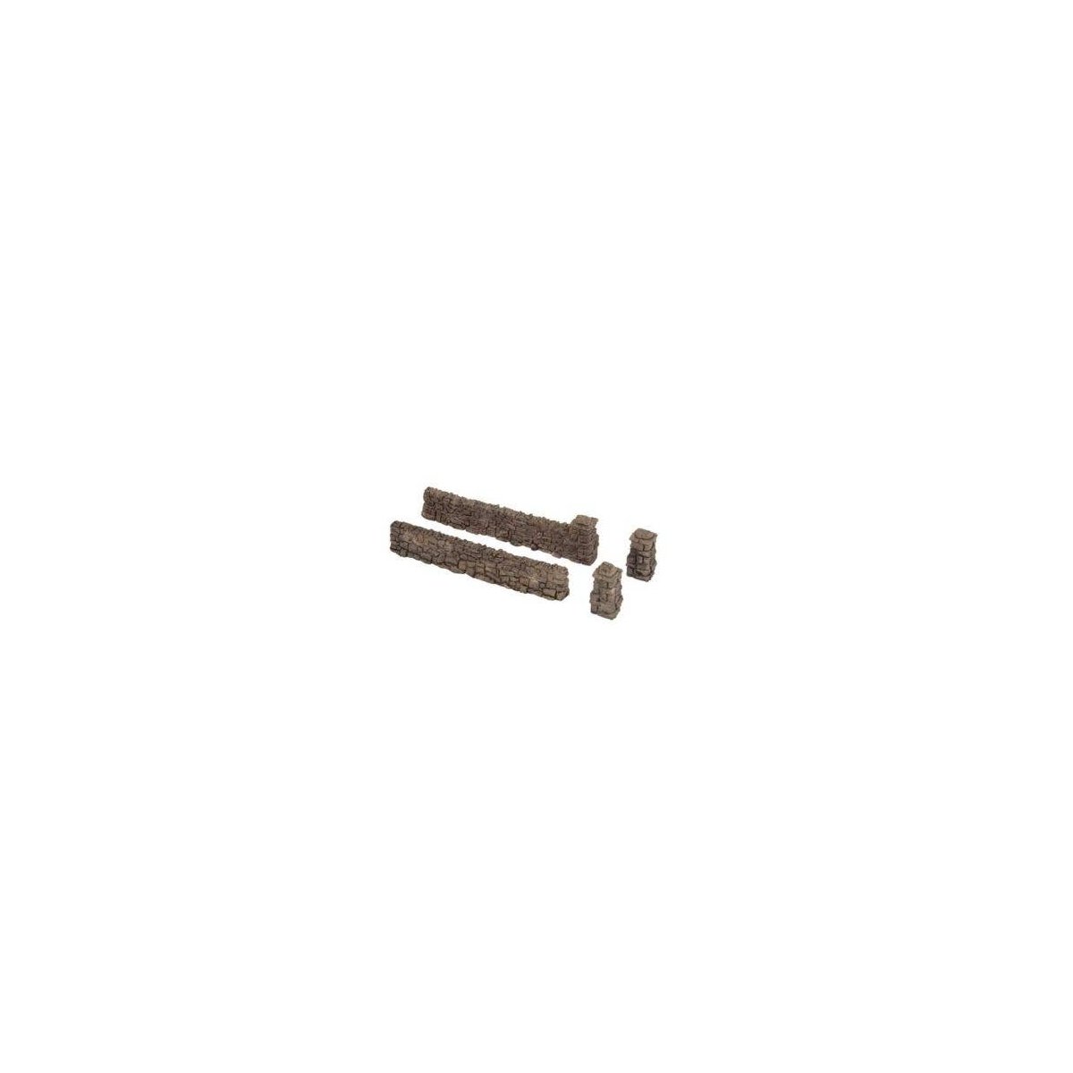 Rubble Rock Wall -- 15-3/8′ 39cm Total, N, Noch Gmbh & Co 33170